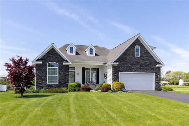 Attached, Exterior, Facade, Brick Traditional