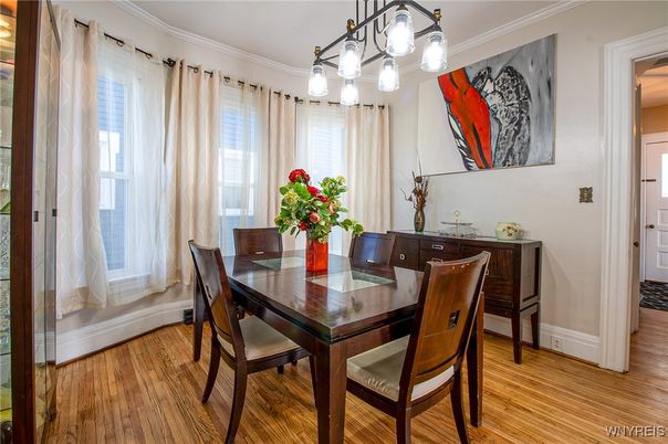 Dining room, Interior, Wood Texture Flooring
