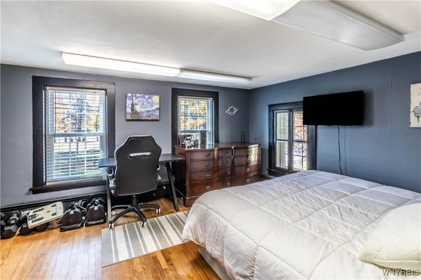 Bedroom, Home Office, Interior, Wood Texture Flooring