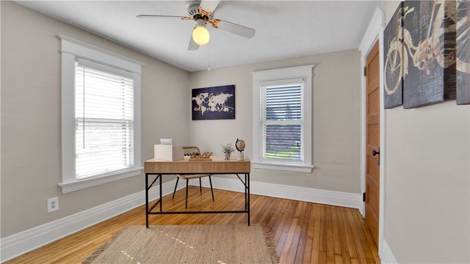 Home Office, Interior, Wood Texture Flooring
