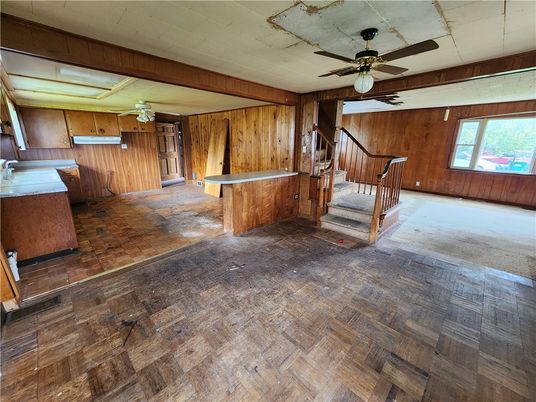 Interior, Wood Texture Flooring, Wooden Walls