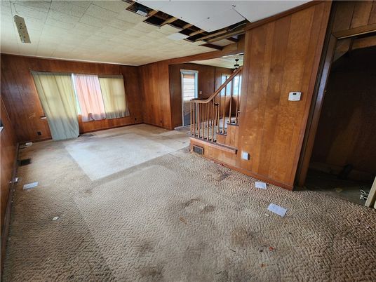 Empty room, Interior, Wooden Walls