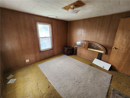 Empty room, Interior, Wooden Walls
