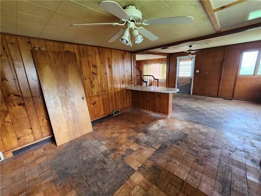 Empty room, Interior, Wooden Walls