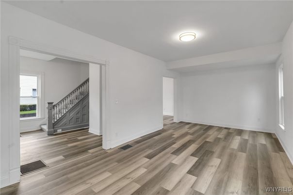 Empty room, Interior, Wood Texture Flooring