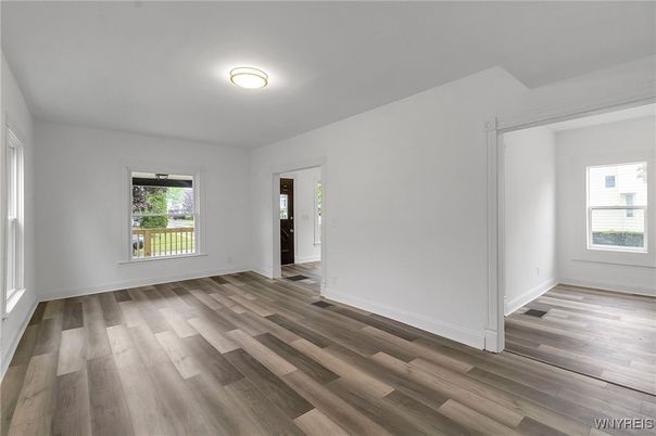 Empty room, Interior, Wood Texture Flooring