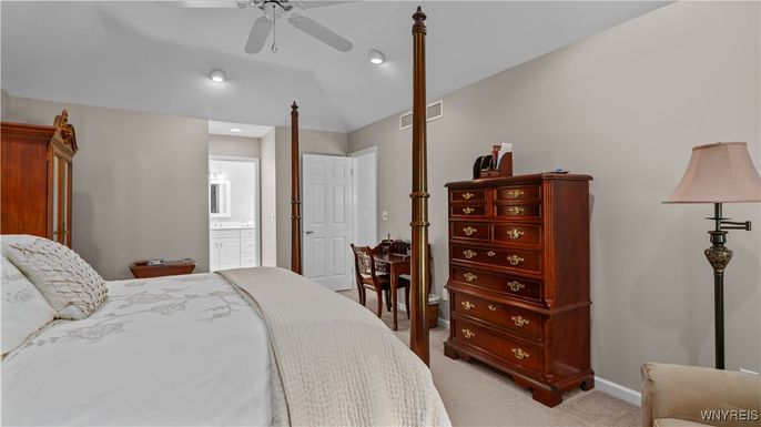 Bedroom, Interior, Recessed Lighting