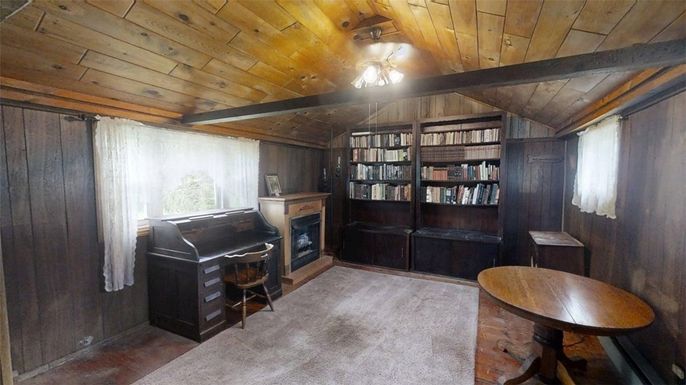 Fireplace, Interior, Wooden Beams, Wooden Ceilings, Wooden Walls