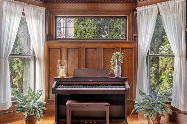 Interior, Piano, Wood Texture Flooring
