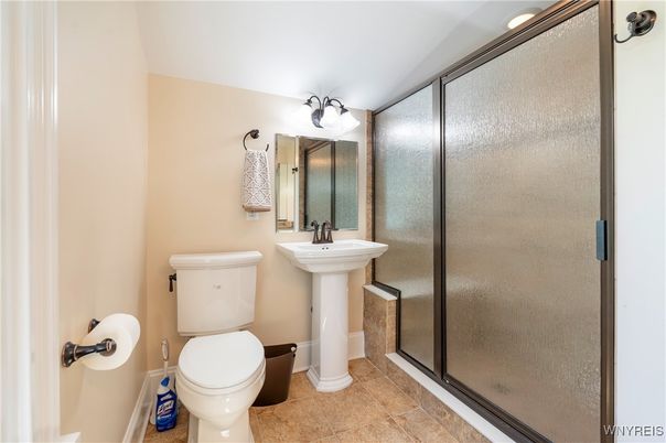 Bathroom, Glass Shower, Interior