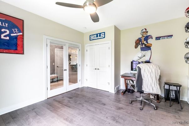 Home Office, Interior, Wood Texture Flooring