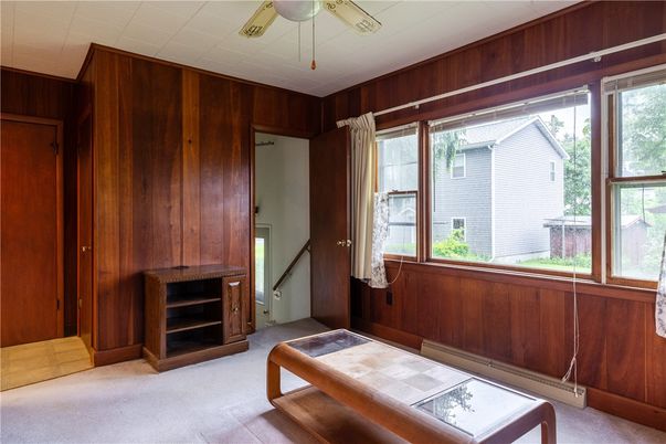 Empty room, Interior, Wooden Walls
