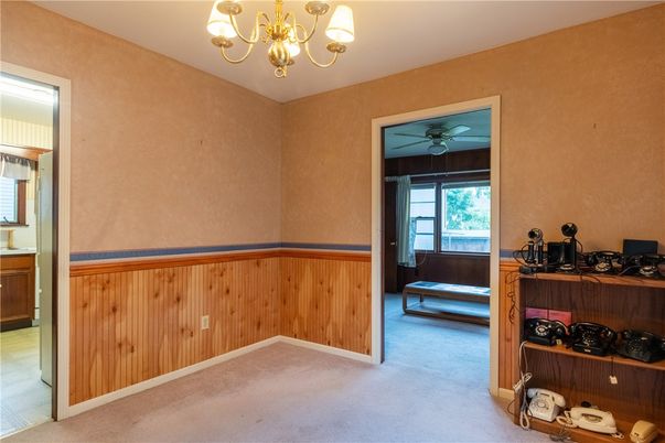 Chandelier, Empty room, Interior, Wooden Walls