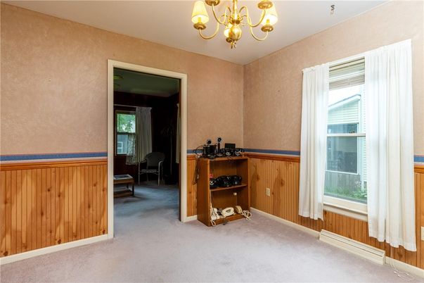 Chandelier, Empty room, Interior