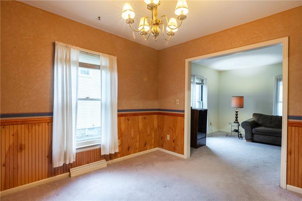 Chandelier, Empty room, Interior