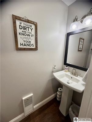 Bathroom, Interior, Wood Texture Flooring
