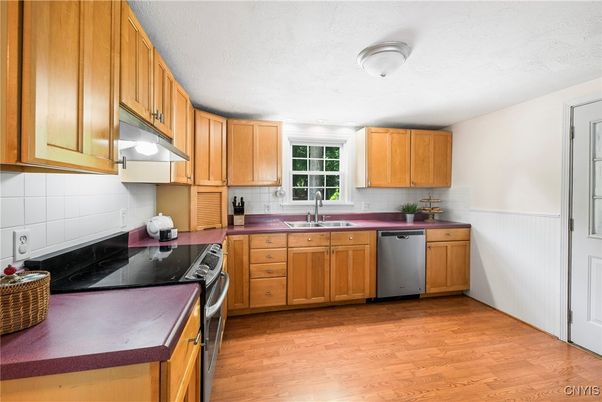 Interior, Kitchen, Wood Texture Flooring