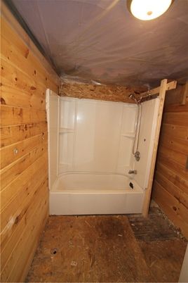 Bathroom, Interior, Wooden Walls