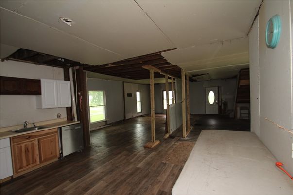 Interior, Kitchen, Wooden Beams, Wood Texture Flooring