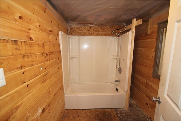 Bathroom, Interior, Wooden Walls