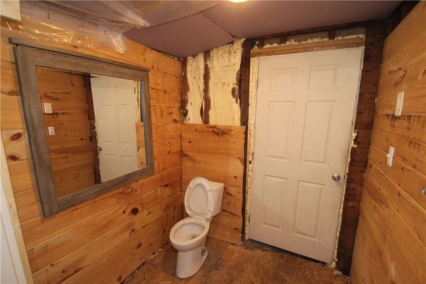 Bathroom, Interior, Wooden Walls