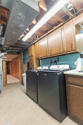 Interior, Washer, Wooden Walls