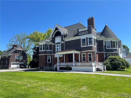 Backyard, Exterior, Facade, Brick Facade, Queen Anne Victorian