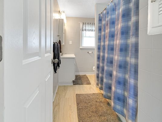 Bathroom, Interior, Wood Texture Flooring