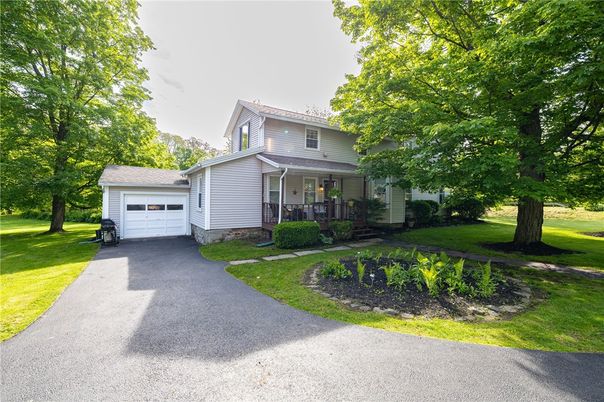 Attached, Backyard, Detached Garage, Exterior, Facade, American Foursquare