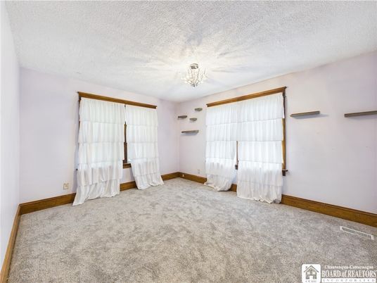 Chandelier, Empty room, Interior
