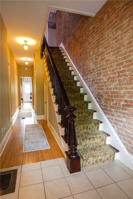 Interior, Stone Walls, Wood Texture Flooring