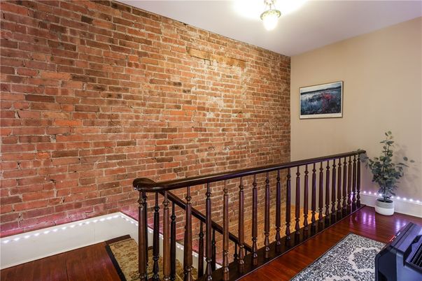 Interior, Stone Walls, Wood Texture Flooring