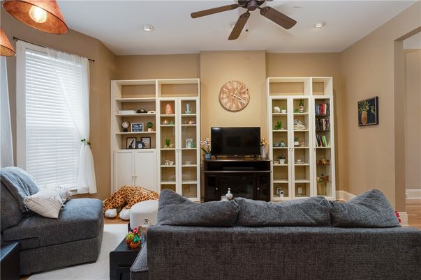 Interior, Living room, Recessed Lighting