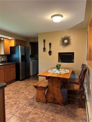 Dining room, Interior, Kitchen