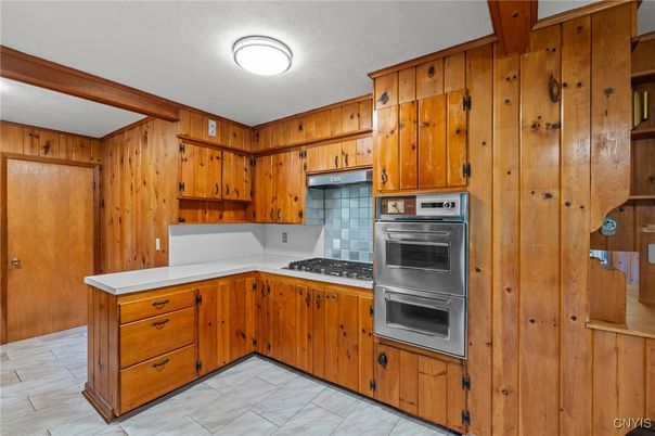Interior, Kitchen, Wooden Walls