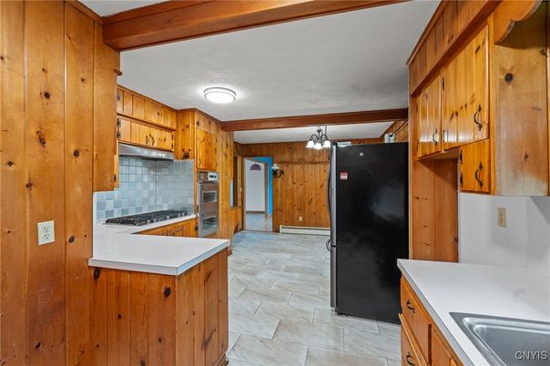 Chandelier, Interior, Kitchen, Wooden Walls