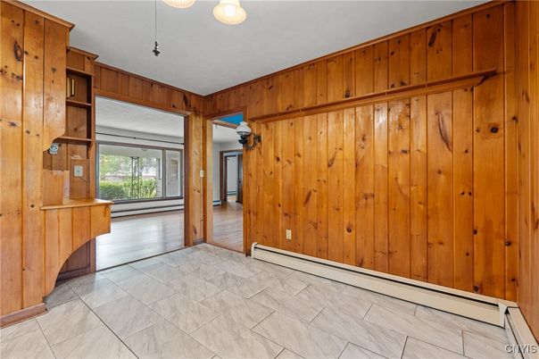 Empty room, Interior, Wooden Walls