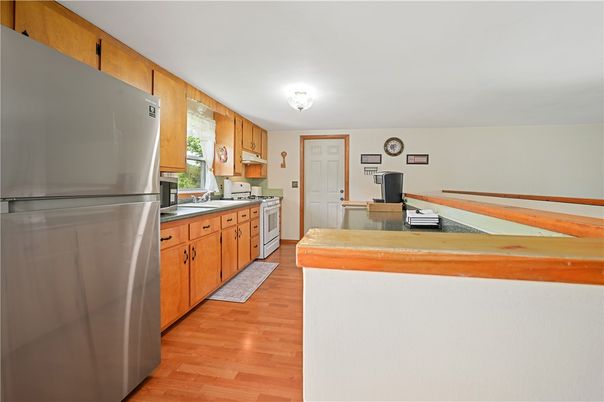 Interior, Kitchen, Wood Texture Flooring