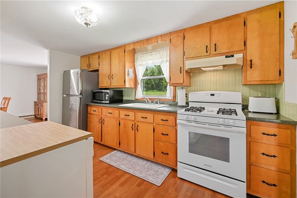 Interior, Kitchen, Wood Texture Flooring
