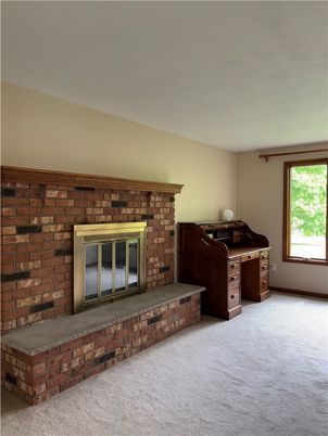 Fireplace, Interior, Stone Walls