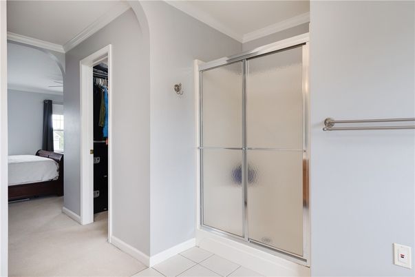 Bathroom, Bedroom, Glass Shower, Interior
