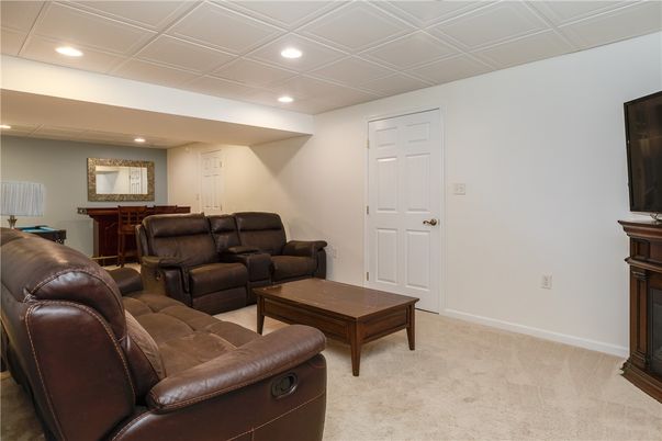 Interior, Living room, Recessed Lighting