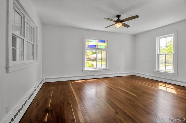 Empty room, Interior, Wood Texture Flooring
