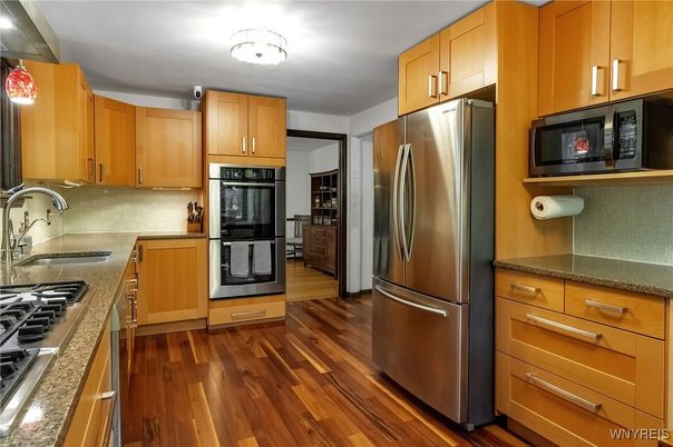Interior, Kitchen, Wood Texture Flooring