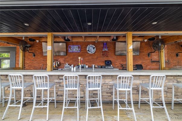 Interior, Recessed Lighting, Stone Walls