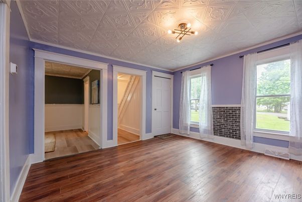 Empty room, Interior, Wood Texture Flooring
