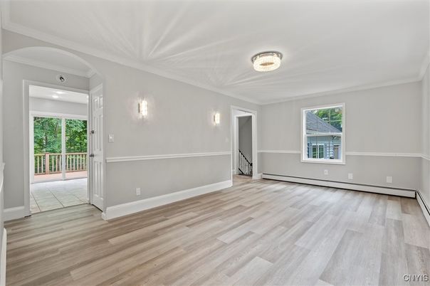 Empty room, Interior, Wood Texture Flooring
