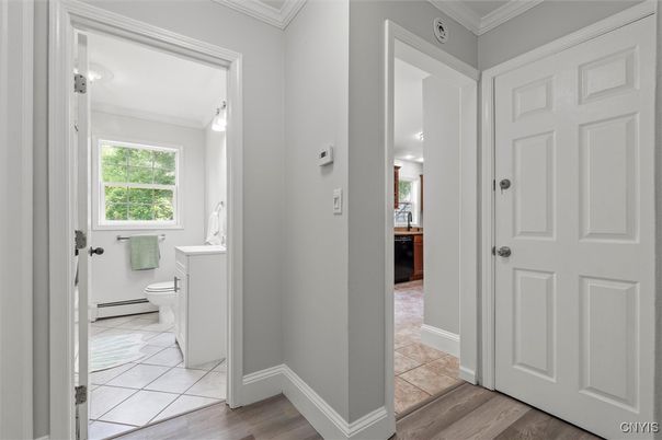 Bathroom, Interior, Wood Texture Flooring