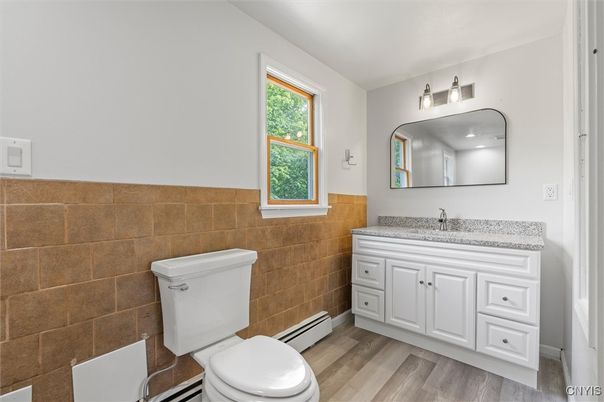 Bathroom, Interior, Wood Texture Flooring