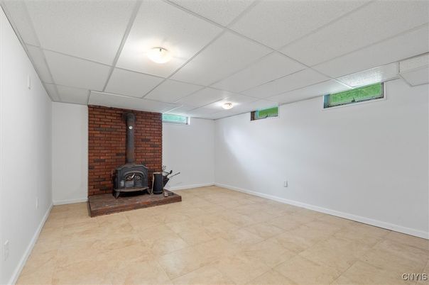 Empty room, Fireplace, Interior, Stone Walls